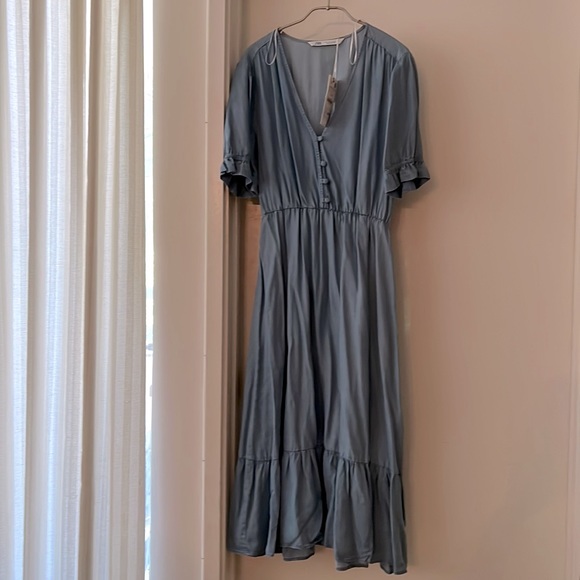 Zara Dresses & Skirts - Zara Denim Dress Large NWT
